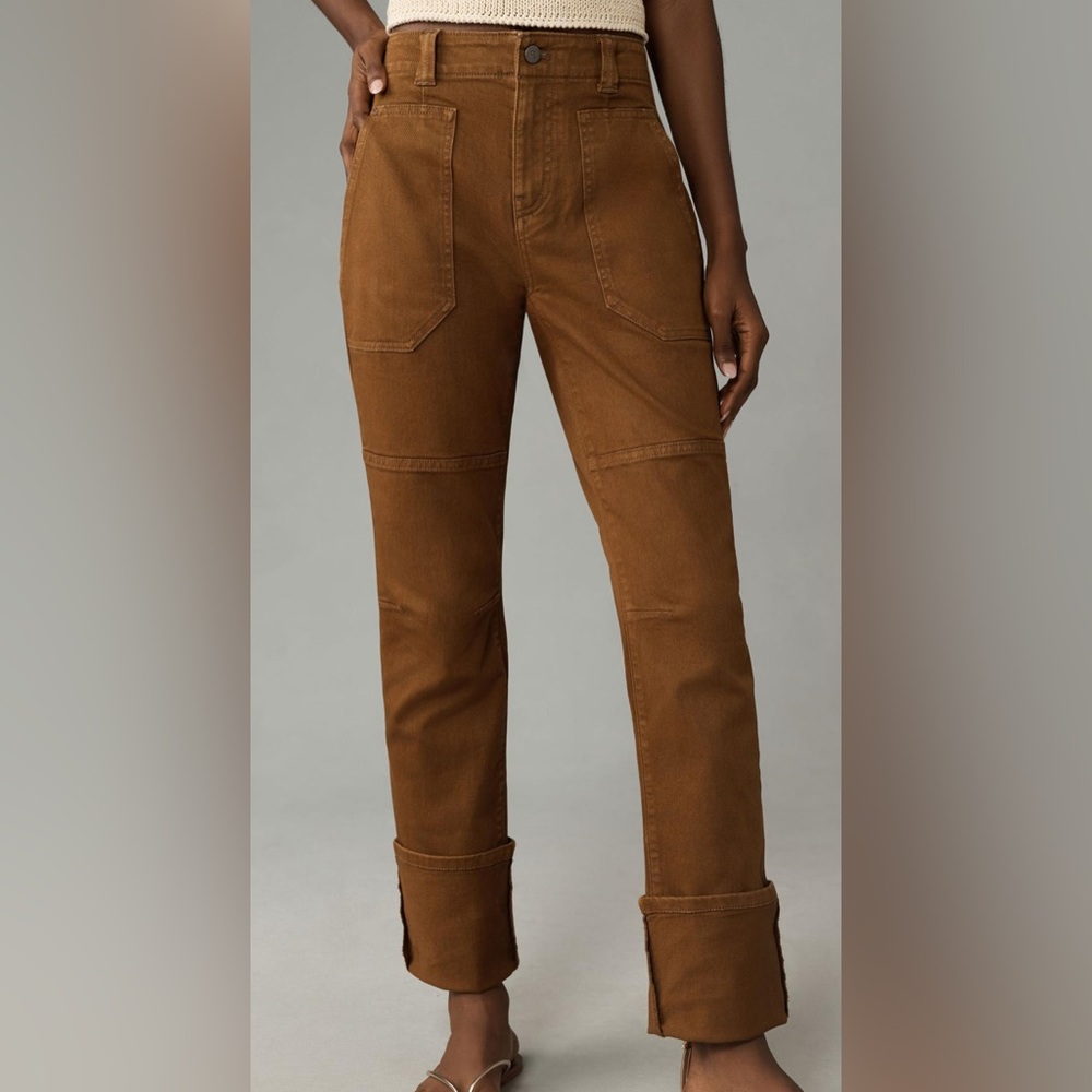 Anthropologie Pilcro Size 28 The High Tide Slim Cuffed Pants EUC